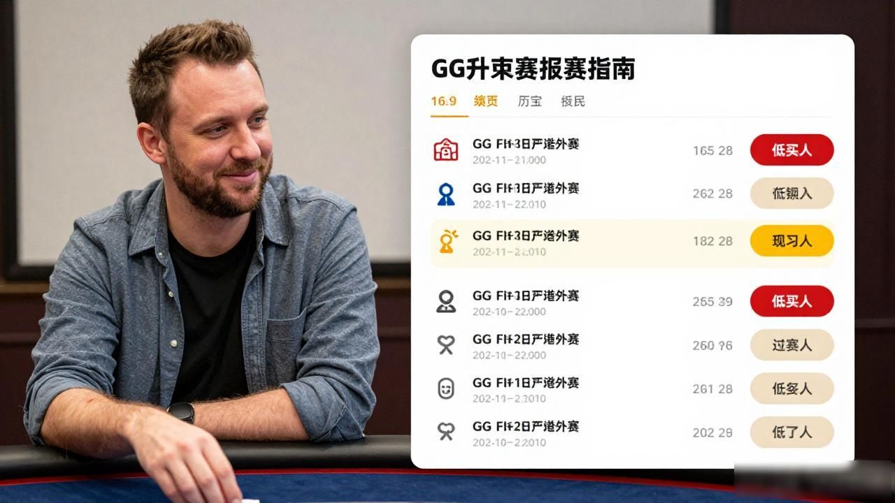 GG扑克比赛报名_扑克大赛的规则_中国扑克大赛怎么报名