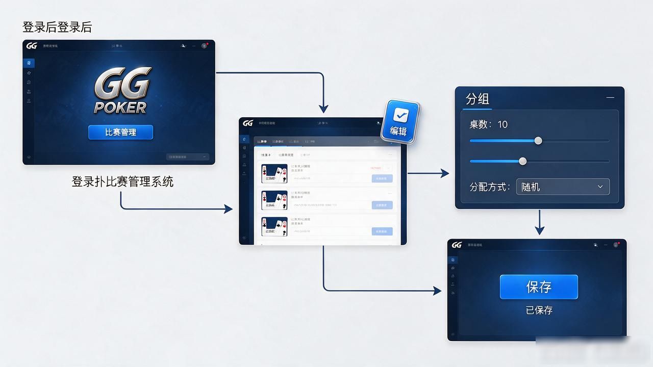 GG扑克比赛怎么分组，新手入门分组规则